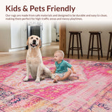 Chic Modern Multicolor Patchwork(Pink)