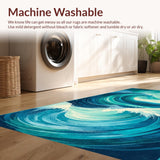 Coastal Inspired Ocean Wave Design(Blue)