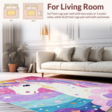 Whimsical Rainbow Shag Appeal(Pink)
