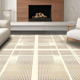 Ultra Soft Area Rug, Non Slip, Stain Resistant, Washable Area Rugs for Living Room, Bedroom, Modern Minimalist Faux Fur Appeal(Beige)