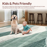 Chic Cream and Green Fluid Motif(Gray)