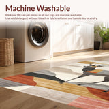 Ultra Soft Area Rug, Non Slip, Stain Resistant, Washable Area Rugs for Living Room, Bedroom, Elegant Cozy Shaggy Textural Delight(Gray)