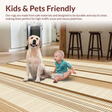 Ultra Soft Area Rug, Non Slip, Stain Resistant, Washable Area Rugs for Living Room, Bedroom, Beige Modern Entryway Durable Accent Carpet(Beige)