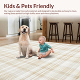 Classic Tailored Gingham Visual Appeal(Beige)