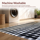 Ultra Soft Area Rug, Non Slip, Stain Resistant, Washable Area Rugs for Living Room, Bedroom, Striped Symphony Area Rug(Gray)