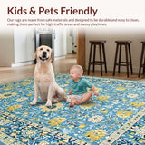 Bright Floral Composition with Cozy Vibes(Blue)