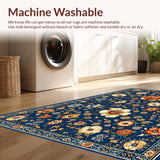 Whimsical Colorful Blooming Design(Blue)