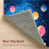 Celestial Cartoon Cosmos Motif(Blue)