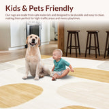 Beige and White Geometric Spotted(Beige)