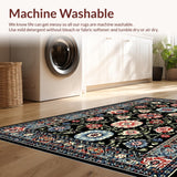 Chic Floral Coastal Aesthetic(Black)