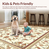 Elegant Floral Medallion Area for Modern Farmhouse Decor Collection(Beige)