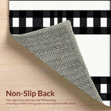 Charming Reversible Rustic Plaid Arrangement(Black)