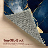 Dynamic Color Contrast Marble Design(Blue)