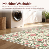 Whimsical Floral Tapestry Effect(Beige)