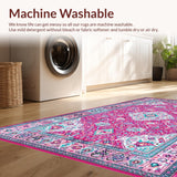 Artistic Colorful Tribal Print Runner(Pink)