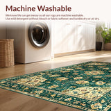 Elegant Green Oriental Motif(Blue)