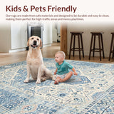 Cozy Earthy Tones Trellis Design(Blue)