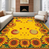 Lively Retro Cosmic Floral Style(Yellow)