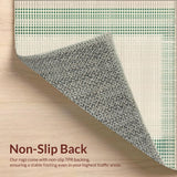 Beige & Green Geo Patio(Beige)