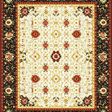Ultra Soft Area Rug, Non Slip, Stain Resistant, Washable Area Rugs for Living Room, Bedroom, Vintage Woven Boho for(Gold)