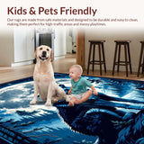 Enchanting Nighttime Wilderness Decor(Blue)