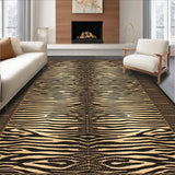 Ultra Soft Area Rug, Non Slip, Stain Resistant, Washable Area Rugs for Living Room, Bedroom, Funky Artistic Wild Animal Design(Beige)