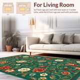 Timeless Classic Floral Symmetry(Green)