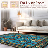 Intricate Patterned Ethnic Charm(Blue)