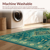 Whimsical Colorful Rag Weave(Green)