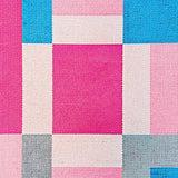 Ultra Soft Area Rug, Non Slip, Stain Resistant, Washable Area Rugs for Living Room, Bedroom, Joyful Colorful Educational Elements(Pink)