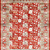 Vibrant Khaki Tiled(Red)