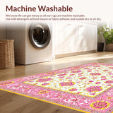 Eclectic Whimsical Floral Motif(Pink)