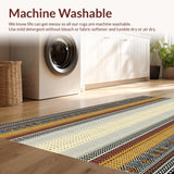 Ultra Soft Area Rug, Non Slip, Stain Resistant, Washable Area Rugs for Living Room, Bedroom, Charming Rustic Cowhide Aesthetic(Yellow)