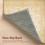 Ultra Soft Area Rug, Non Slip, Stain Resistant, Washable Area Rugs for Living Room, Bedroom, Beige Chenille Area Absorbent(Beige)