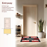 Chic Bold Checkerboard Aesthetic(Red)