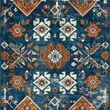 Elegant Retro Geometric Design(Blue)
