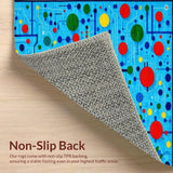 Interactive Round Patterned Accent(Blue)