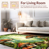 Vibrant Abstract Woodland Imagery(Green)