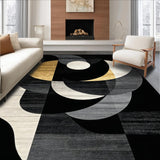 Chic Abstract Geometric Fusion(Black)