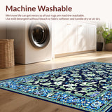Chic Blue Botanical Design(Blue)