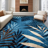 Ultra Soft Area Rug, Non Slip, Stain Resistant, Washable Area Rugs for Living Room, Bedroom, Tribal Colorful Geometric Aesthetic(Blue)