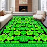 Bold Black and Green Floral Style(Green)