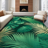 Ultra Soft Area Rug, Non Slip, Stain Resistant, Washable Area Rugs for Living Room, Bedroom, Whimsical Lush Green Palette(Green)
