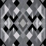 Chic Abstract Monochrome Composition(Black)