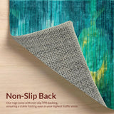 Dynamic Blue Green Abstract(Blue)