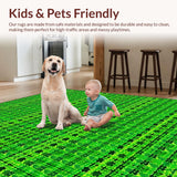 Charming Earthy Clover Motif(Green)