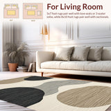 Trendy Surfboard Patterned Accent(Beige)