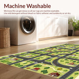 Playful Child Friendly Roadway Theme(Green)