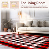 Contemporary Rustic Seasonal Checkered Look(Black)