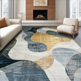 Modern Artistic Grey Gold Fusion(Gray)